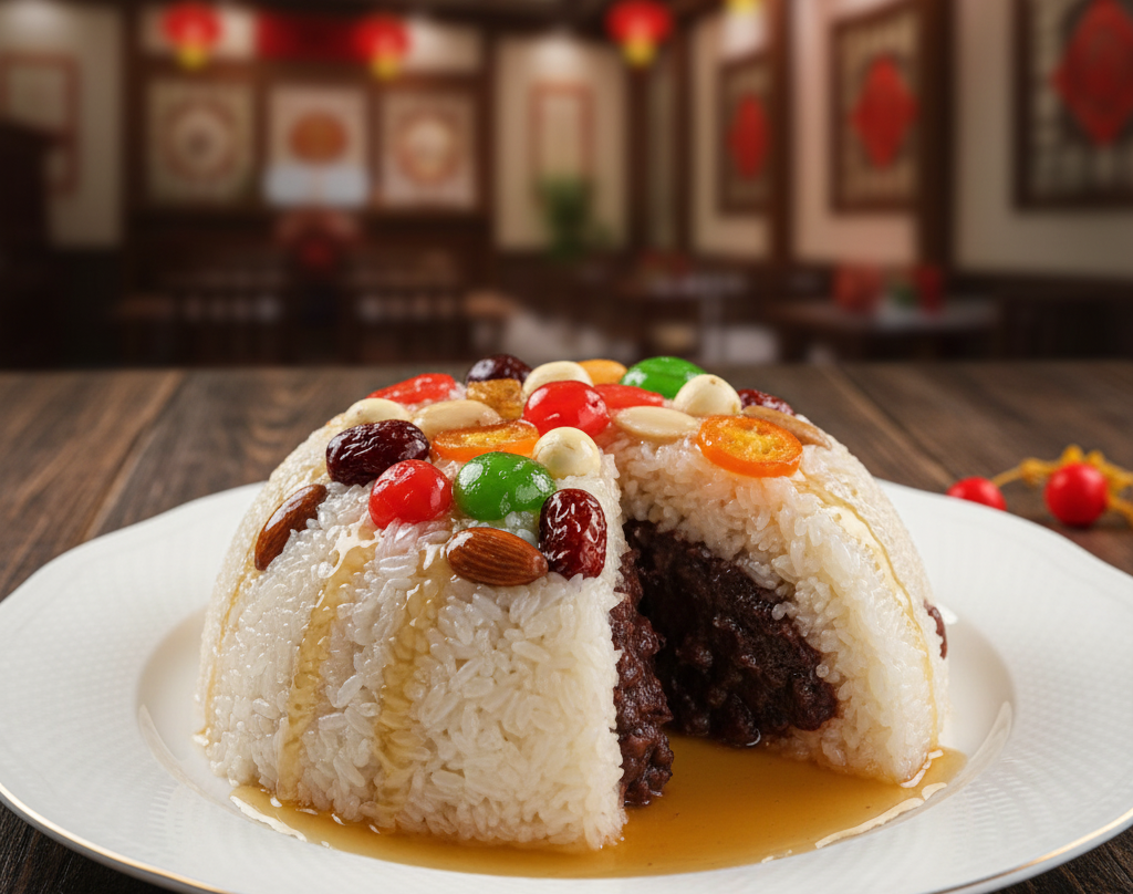Ba Bao Fan (Eight Treasures Rice Dessert)